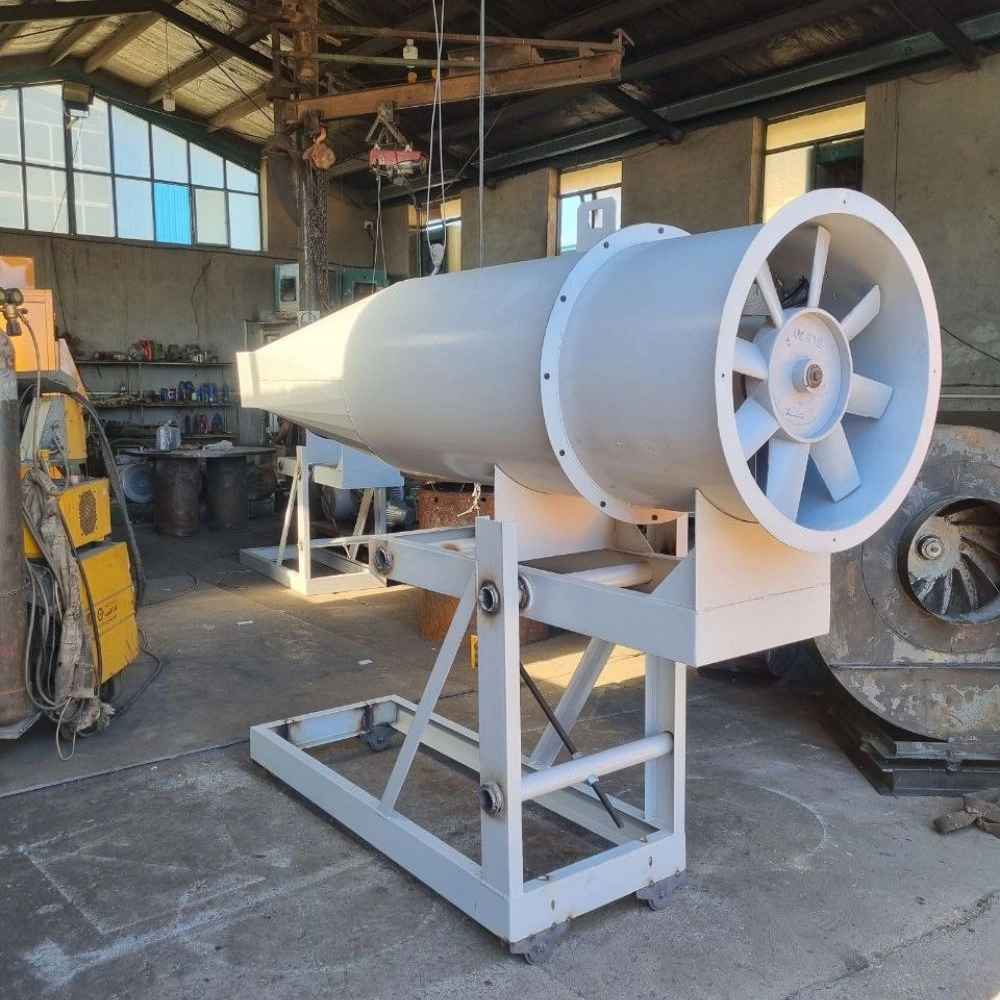 Portable channel jet fan